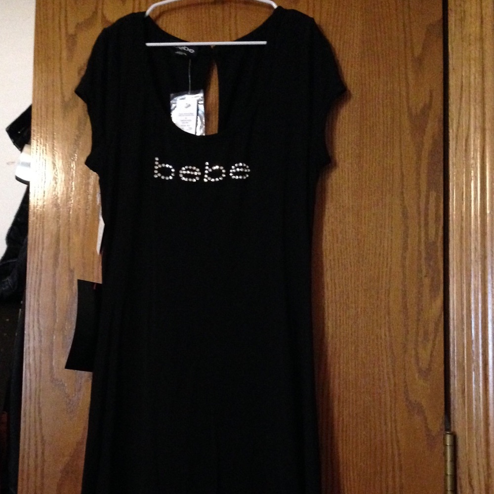 NWT BEBE mini dress Black XS